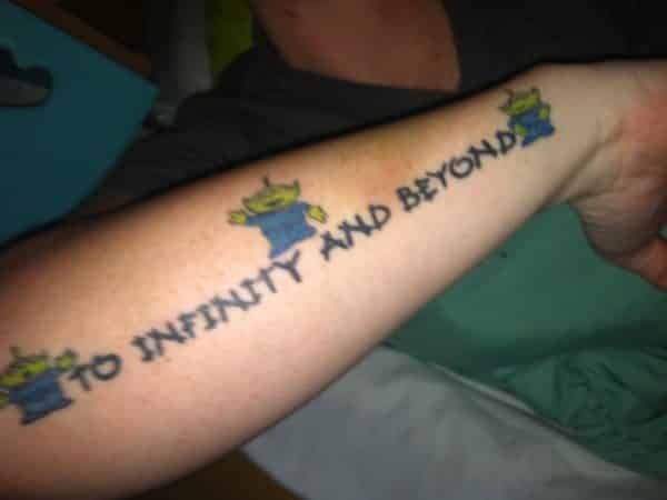 14 Magical Toy Story Tattoos Thatll Get Fans Amped For The 4th Movie   CafeMomcom