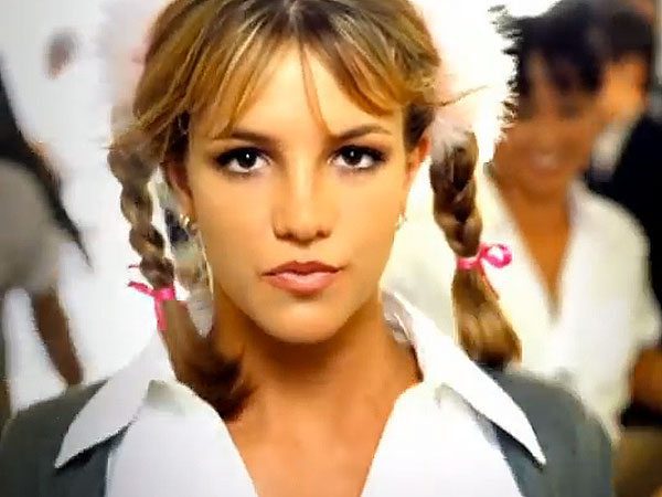 Britney Spears with Pig Tail Braids