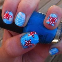 12 Stunning Starfish Nail Designs starfish-nails-200by200