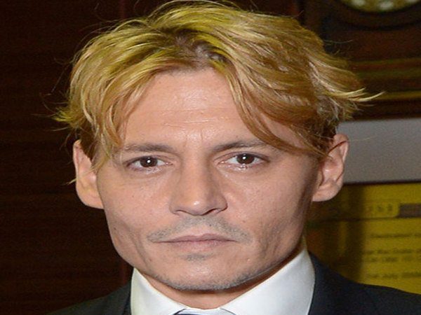 Johnny Depp with Short Blond Hair