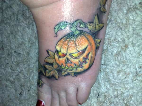 12 Horrifying Halloween Pumpkin Tattoo Designs Design Press