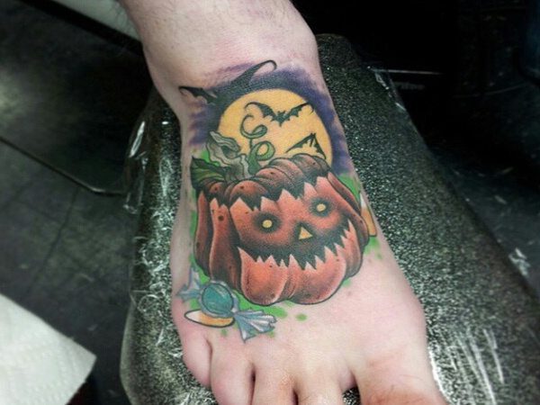 Pumpkin Tattoo  Etsy