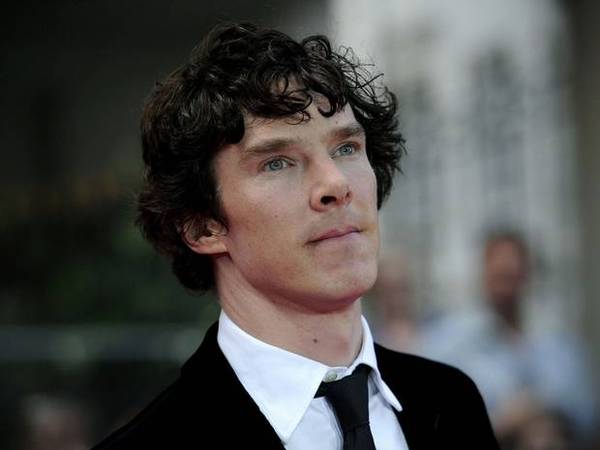 Benedict Cumerbatch with Medium Length Curly Hair