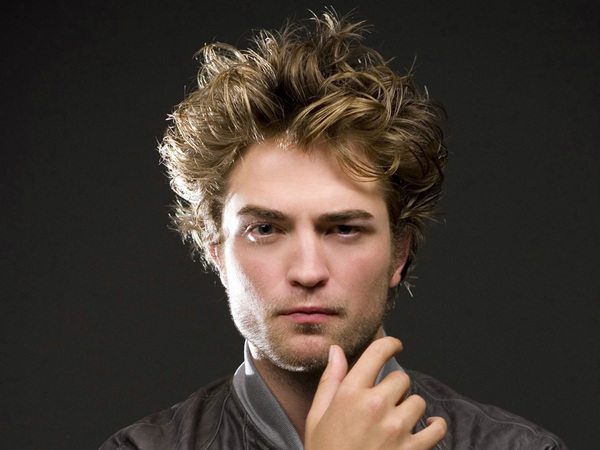 Robert Pattinson Wild Sandy Brown Hair