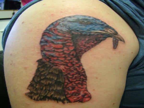 Turkey Shoulder Tattoo