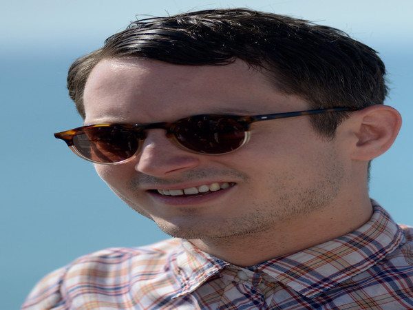 Elijah Wood Slicked Side Parted Bangs