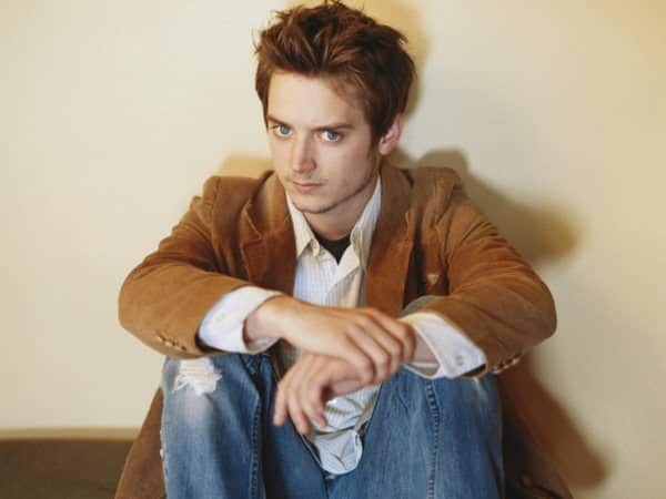 Elijah Wood Messy Red Hair