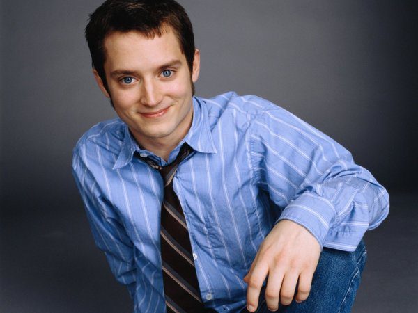 Elijah Wood Short Hair with Bangs