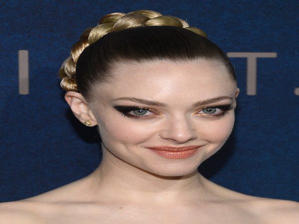 Amanda Seyfried Slicked Back Braided Hairstyle