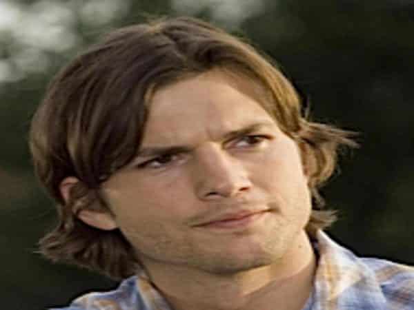 Ashton Kutcher Messy Curly Hair