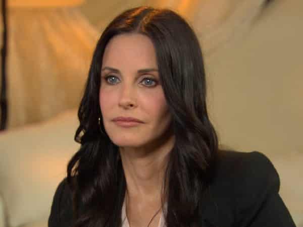 Courteney Cox Long Dark Hair