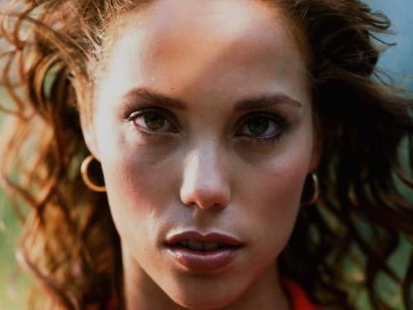 Elizabeth Berkley Curly Brunette Hair Headshot