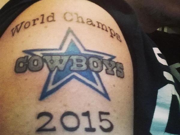 World Champion Dallas Cowboy Tattoo