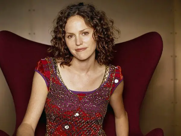 Jorja Fox Mega Curly Light Brown Hair