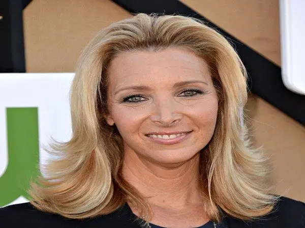 Lisa Kudrow with Layered Shoulder Length Blond Hair