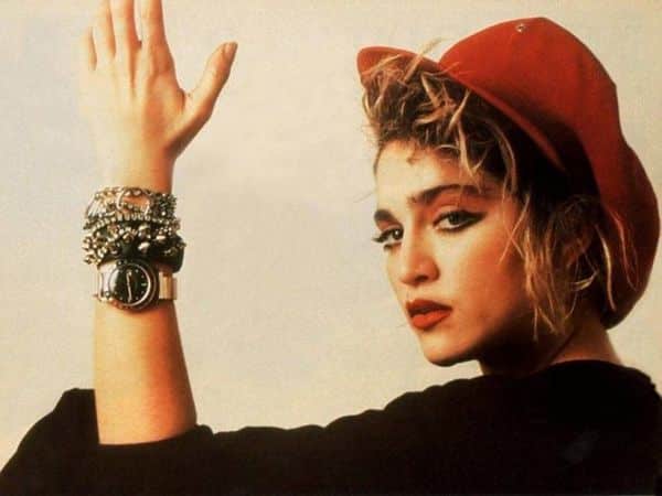 Young Madonna with Dark Hair and Blond Tips
