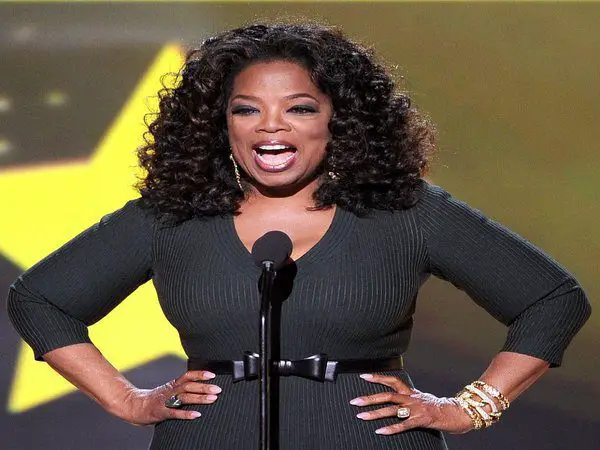 Oprah Winfrey Shoulder Length Curly Hair