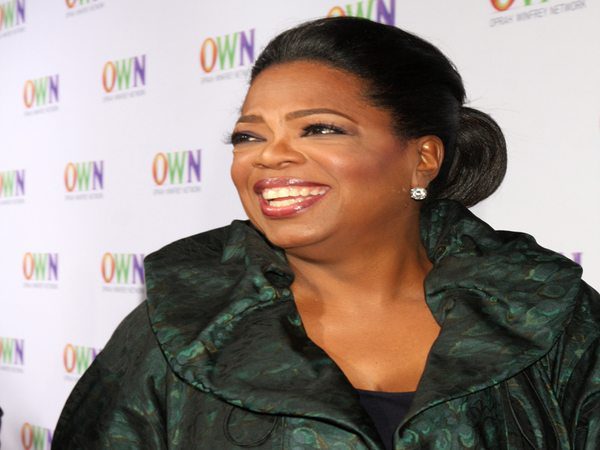 Oprah Winfrey Slicked Back Updo