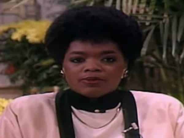Oprah Winfrey with Afro Hairstyle