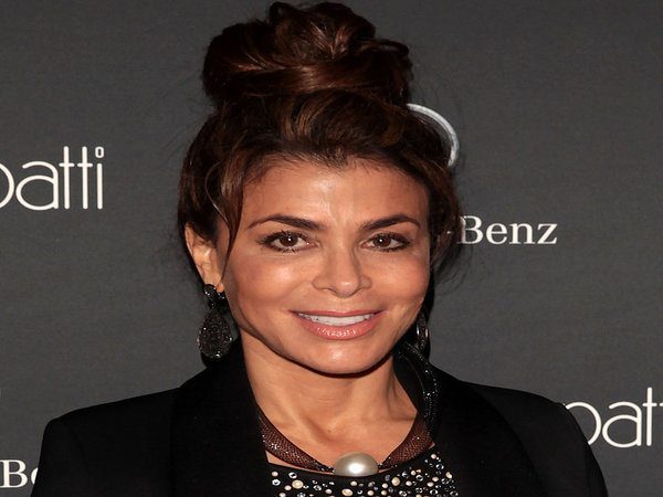 Paula Abdul Brunette Updo