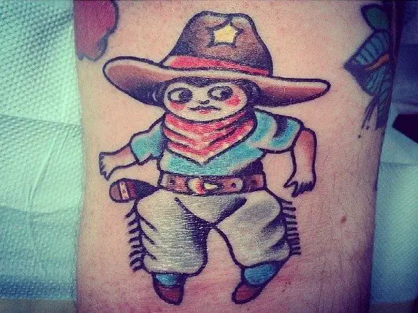 Little Boy Cowboy Tattoo