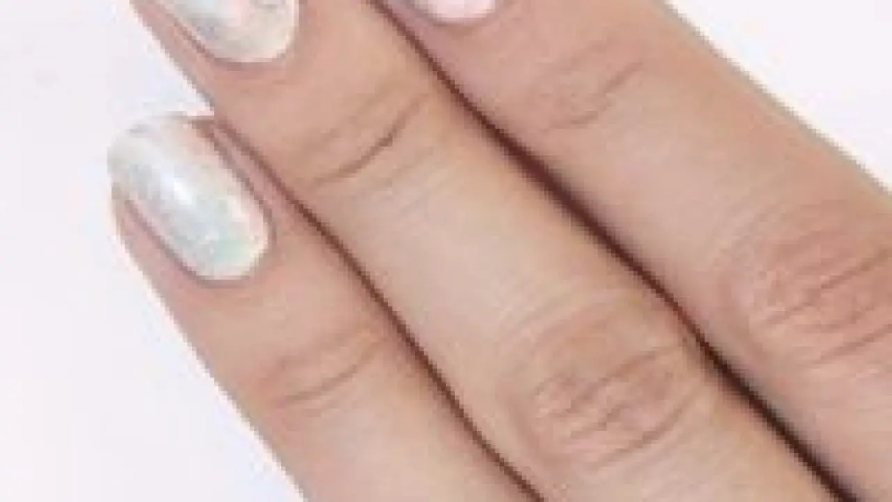 10 Cool Mother Of Pearl Nail Designs