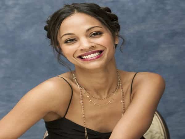 Zoe Saldana Braided Bun