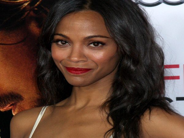 Zoe Saldana Long Wavy Hair