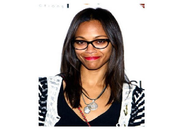 Zoe Saldana Straight Hair