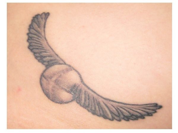 Winged Ball Harry Potter Tattoo