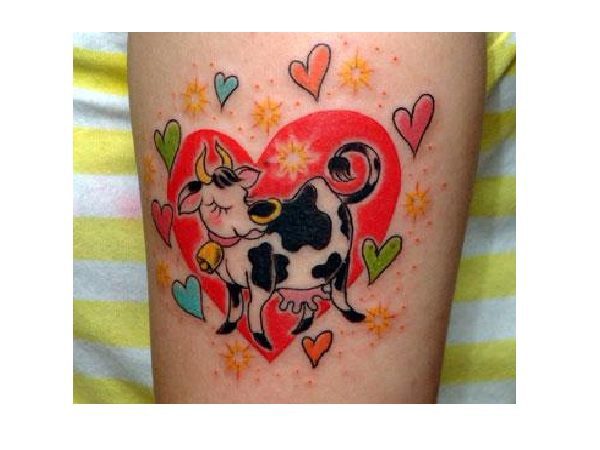 10 Cute Cow Tattoo Designs Design Press