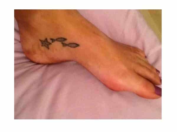 Starfish and Fish Foot Tattoo