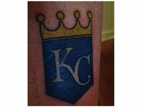 Kansas City Royals Tattoo with Crown