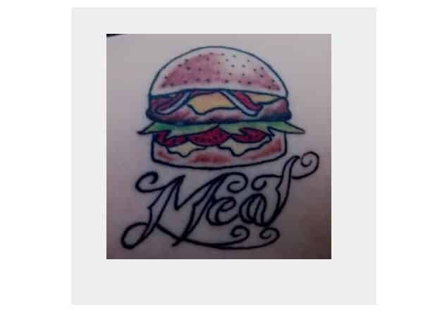 Hamburger Meat Tattoo