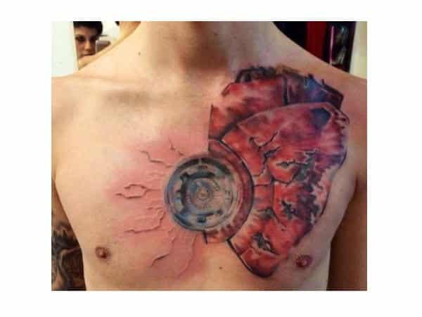 Minimalist arc reactor tattoo design  Marvel tattoos Iron man tattoo  Avengers tattoo