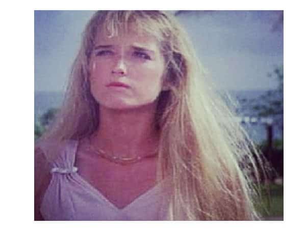 Kim Richards with Messy Long Blond Hair