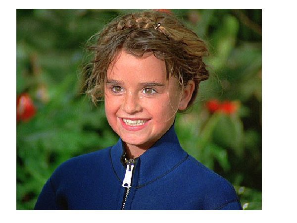 Young Kyle Richards with Light Brown Braided Hair