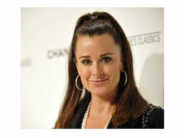 Kyle Richards with Pony Tail