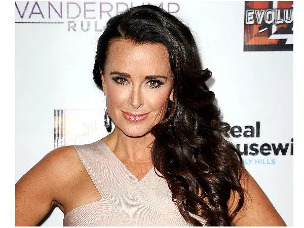 Kyle Richards with Curly Long Dark Hair