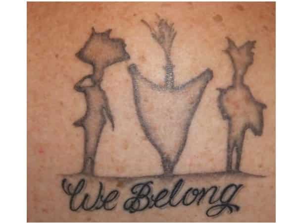We Belong Wicked Tattoo