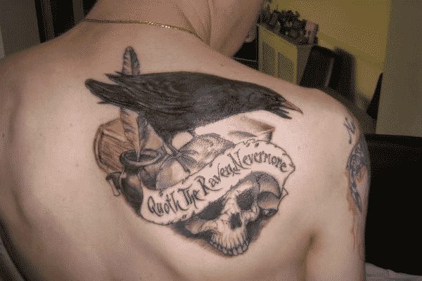 Poe Raven tattoo ideas 2