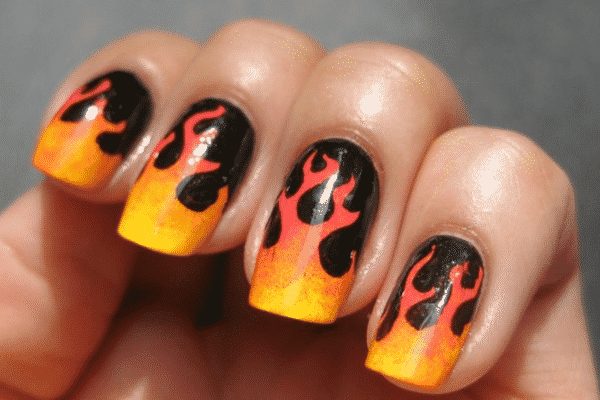fire nail designs 10