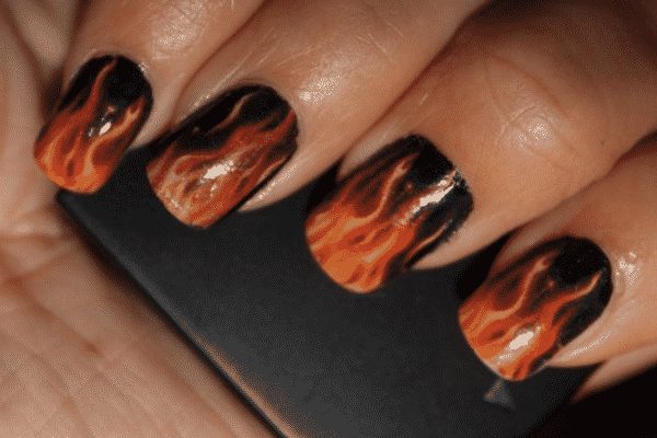 fire nail designs 12