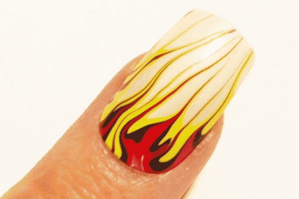 fire nail designs 6