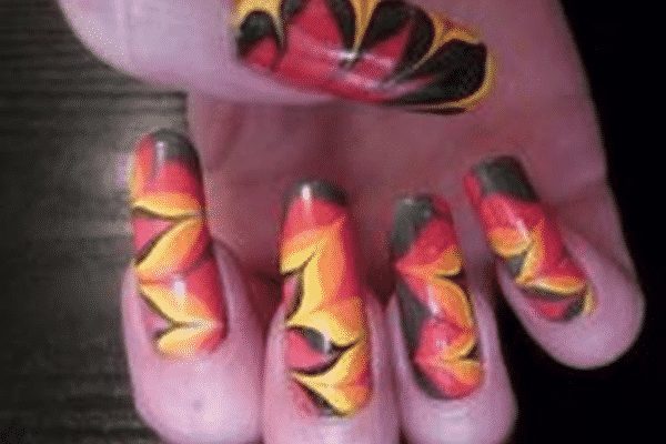 fire nail designs 7