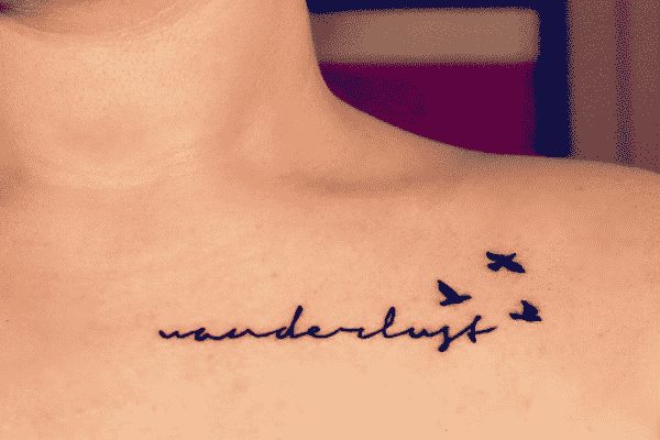 collar bone tattoo design ideas