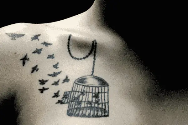 collar bone tattoo design ideas