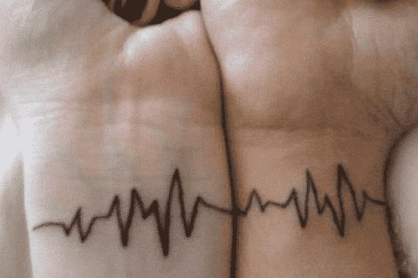 Heartbeat Small Tattoo Design  Small Meaningful Tattoos  Meaningful  Tattoos  Crayon