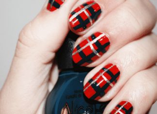 17 Inspired Plaid Nail Art Designs To Fall In Love With