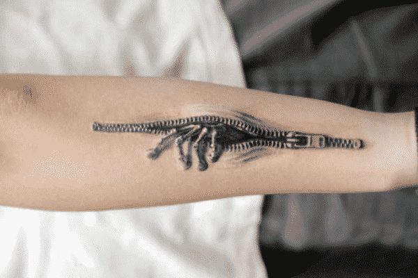 zipper tattoo ideas